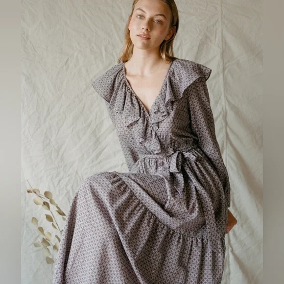 Christy Dawn The Vivian Dress Winter Garden Plaid  - Picture 2 of 6